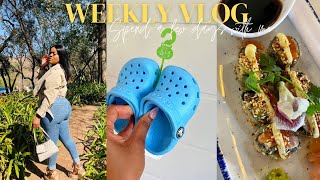 vlog  Dischem haul New crocs for Refentse Laundry day Park date Lunch date etc [upl. by Silsbye]