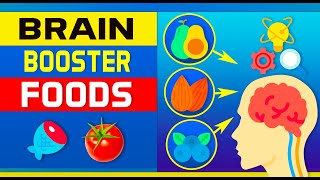 Top 10 Best Foods to Boost Brain Power Memory and Focus [upl. by Rolyab]