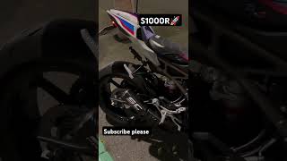 S1000R 🚀🖤👑💥🤞😍 s1000rr bmws1000rr zx10r h2r kawasakininjans220 ridershortsviralyoutube love [upl. by Ahsaeyt929]