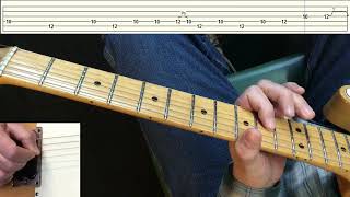 Aqualung  Jethro Tull  Isolated Guitar Solo Lesson  With Tabs [upl. by Anahsat269]