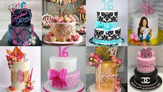 16th Birthday CakeTeenage Girl Birthday Cake DesignCake Design For GirlsBirthday Cake Designcake [upl. by Sivia769]