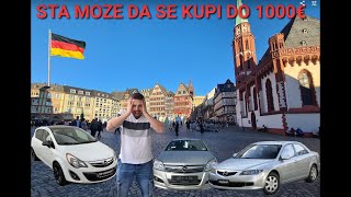 IDEMO DA POGLEDAMO 3 AUTA DO 1000€ U NEMACKOJ [upl. by Zurkow]