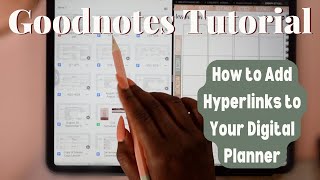 Adding Hyperlinks to Your Digital Planner [upl. by Nordgren]