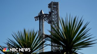 Watch SpaceX attempts second launch of Starship megarocket  NBC News [upl. by Yffub]