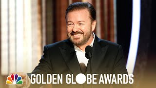 Ricky Gervais Monologue  2020 Golden Globes [upl. by Nit]