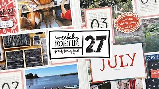 Project Life 2024  Week 27 [upl. by Ecnerol]