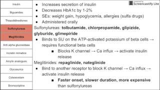 Antidiabetic medications [upl. by Galvin]