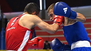 Ruslan Abdullaev UZB vs Aleksej Sendrik SRB World Olympic Qualifiers 2024 QFs 63kg [upl. by Leasi]