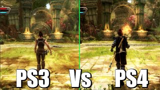 Kingdoms of Amalur PS4 Vs PS3 Graphics Comparison [upl. by Willyt]