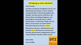 GAST DTZ B1 Briefe schreiben Prüfung B1 Neu 2024 dtz gastdtz gast briefschreiben Brief [upl. by Perl]