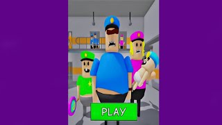 Police Family Escape  Scary Obby  OBBY Full Live stream roblox shorts [upl. by Eneirda]