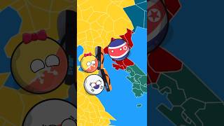 Bro is Cooked fr fr💀  RIP North Korea😢🤣😢🤣countryballs nutshell funny shortvideos geography [upl. by Eidnil]