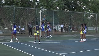 Lodge amp Combermere share honours in netball [upl. by Ddarb987]