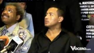 Cotto vs Mayorga Press Conference in Puerto Rico  1202011 [upl. by Thompson]