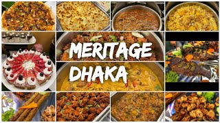 Tasty Food Of Buffet Restaurant quotMeritage Dhakaquot Dhanmondi  buffet meritagedhaka vlog food [upl. by Ezechiel]