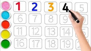 One two three 1 to 20 counting ABC Letter 123 Numbers learn to count 1 to 100 [upl. by Maribel477]