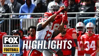 Maryland Terrapins vs No 4 Ohio State Buckeyes Highlights  CFB on FOX [upl. by Gold]