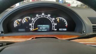 how to reset the service light Mercedes Benz S430 [upl. by Gnuh]