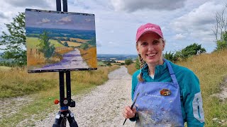 Landscape Plein Air Oil Painting Demo [upl. by Bresee]