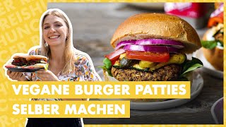 Vegane Burger Patties selber machen 🍔  Reishunger [upl. by Archibald]