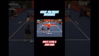 CRAZY pickleball partner HEIGHT DIFFERENCE ppa pickleball [upl. by Assilaj]