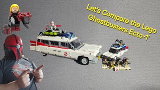 Lets compare the Lego Ghostbusters Ecto1s [upl. by Leirea]