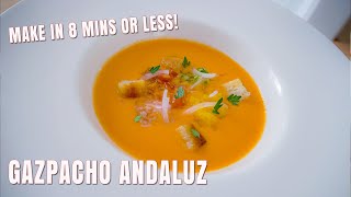 Authentic Spanish Gazpacho Recipe  How to Make Cold Tomato Soup  Chef James [upl. by Akimaj]