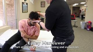 BPPV  Vestibular Testing  Epley Maneuver [upl. by Lj390]