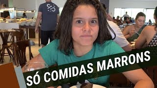 O DIA INTEIRO SÓ COMENDO COMIDAS MARRONS NO TAUA  GABRIELLA SARAIVAH [upl. by Annmarie]