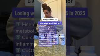 5 Supplements for Losing Weight with PCOS in 2023 pcos [upl. by Ainoloppa]