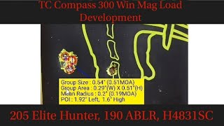 300 WM Load Development  H4831SC 190 Accubond LR 205 Berger Elite Hunter [upl. by Anitnuahs14]