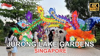 4K 🇸🇬 EXPLORE Singapores HIDDEN GEM Jurong Lake Gardens 2024 [upl. by Ahsilef]