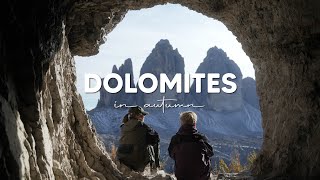 Cinematic Vlog with Sony ZVE1  Dolomites in October Autumn [upl. by Fancie]