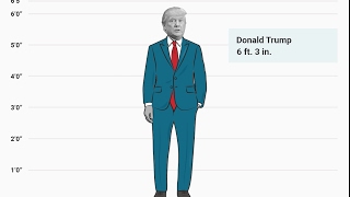 All Of The US Presidents Ranked In Order By Height [upl. by Bette-Ann]