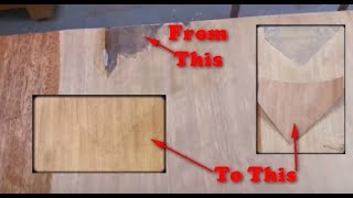 How to Repair Veneer Furniture Using a Wood Veneer Patch [upl. by Beckie]