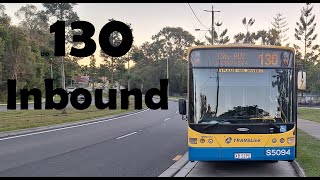 Brisbane City Bus 130 in 7am 7th June 2024 [upl. by Fogel891]