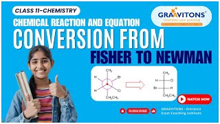 Converting Newman to Fischer Projections  Stereochemistry Projection Conversion [upl. by Aicitel]