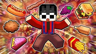 Minecraft EXTREME FOOD DROPPER [upl. by Ahsilac]