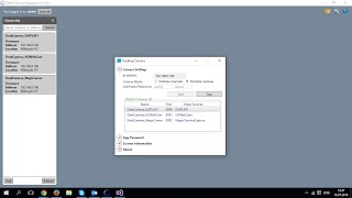 Multiple cameras mode DeskCamera streams PC desktop and webcam as Onvif [upl. by Bengt]