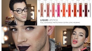 New Anastasia Beverly Hills Liquid Lipsticks Swatches Review  MannyMua [upl. by Aliza]