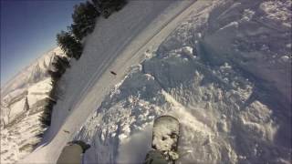 Sundance Ski Resort Bishops Bowl to Grizzly Bowl 2017 [upl. by Ahsrop338]