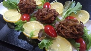 ONION BHAJIS Restaurant Style  Als Kitchen [upl. by Aruat801]