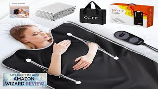 GGTT Infrared Sauna BlanketSauna Blanket for Home Use Portable Design for Relaxation Review [upl. by Ecitnerp]