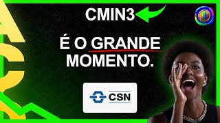 DEPOIS VAI SER TARDE DEMAIS  AÇÃO DA CSN MINERAÇÃO EM BREVE EXPLODE ANÁLISE GRÁFICA cmin3 [upl. by Anitselec]