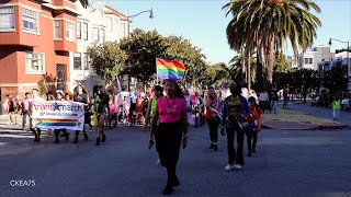 San Francisco Trans March 2024 California June 28 2024 [upl. by Brigida]