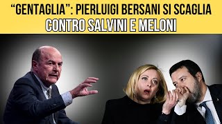 BERSANI VS MELONI E SALVINI SCINTILLE A DIMARTEDÌ SULLA MARCIA DI CASAPOUND [upl. by Notserc25]