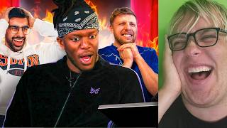 AMERICAN REACTS TO THE ROAST OF THE SIDEMEN 2 [upl. by Cerelia]