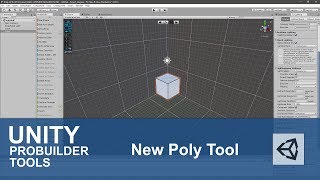 Unity Probuilder  New Poly Tool [upl. by Merari]