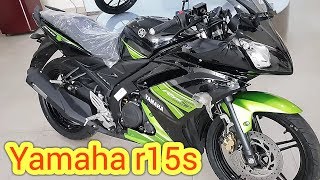 Yamaha R15s quick walkround  R 15s Black 2018 [upl. by Medarda618]