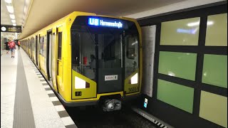 UBahn Berlin U8 Wittenau  Hermannstraße H [upl. by Anielram]